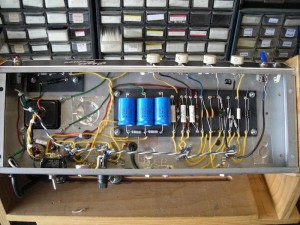 finished chassis interior